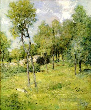  Alden Art Painting - Midsummer Landscape impressionist Julian Alden Weir